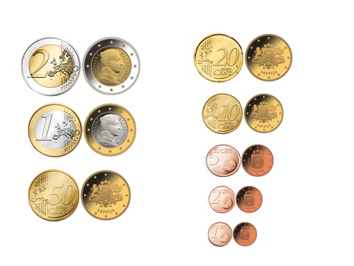 Latvijas eiro monētu dizainparaugi euro