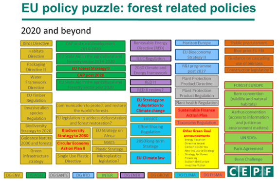 Ar meža nozari saistītie ES politikas dokumenti
