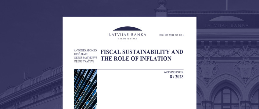 Pētijuma Fiskālā ilgtspēja un inflācijas loma vāks