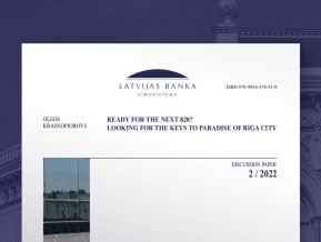 Ilustratīvs attēls: Latvijas Bankas diskusiju materiāla vāka attēls