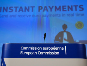 Ilustratīvs attēls: Eiropas Komisijas runas tribīne