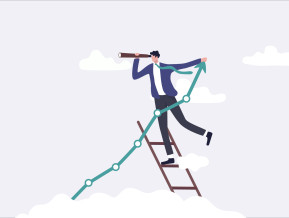 Ilustratīvs attēls ilustrācija ar līkni