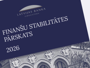 Ilustratīvs Finanšu stabilitātes pārskata vāka attēls